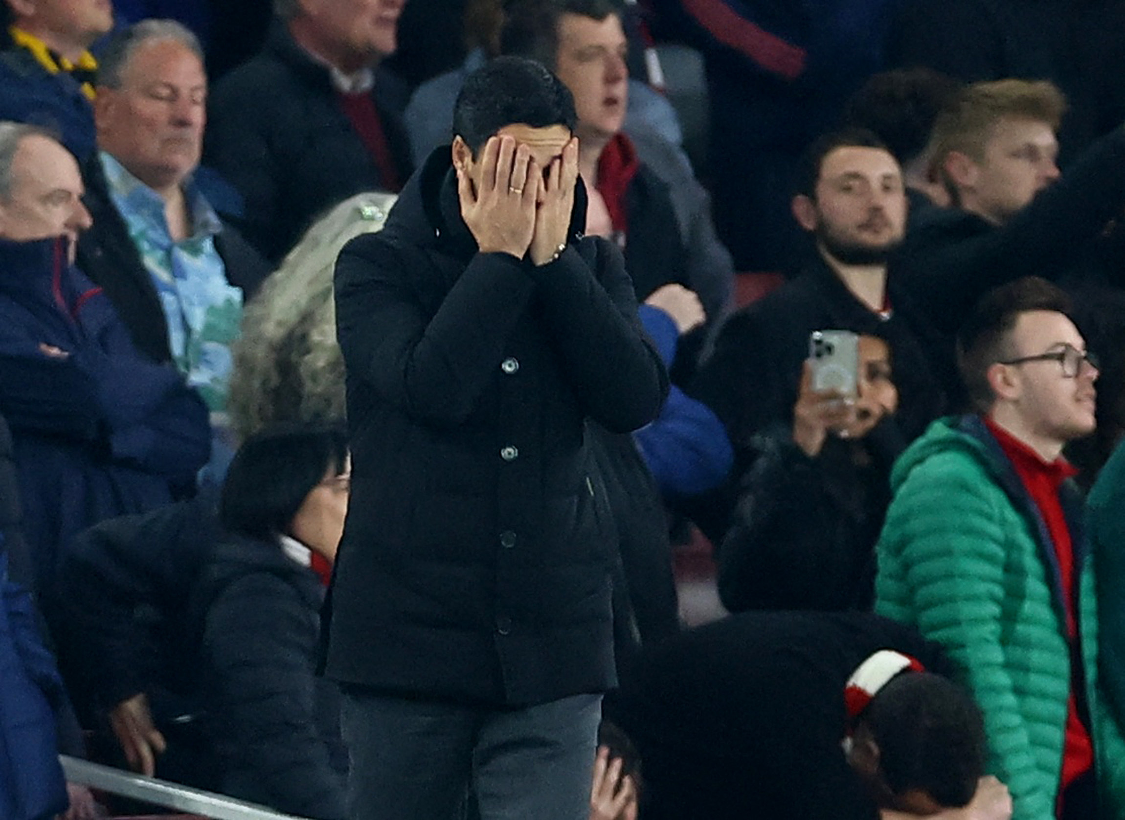 Arsenal manager Mikel Arteta reacts REUTERS/Hannah Mckay