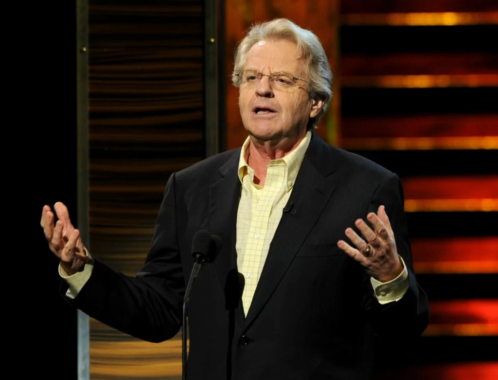 American TV host Jerry Springer.