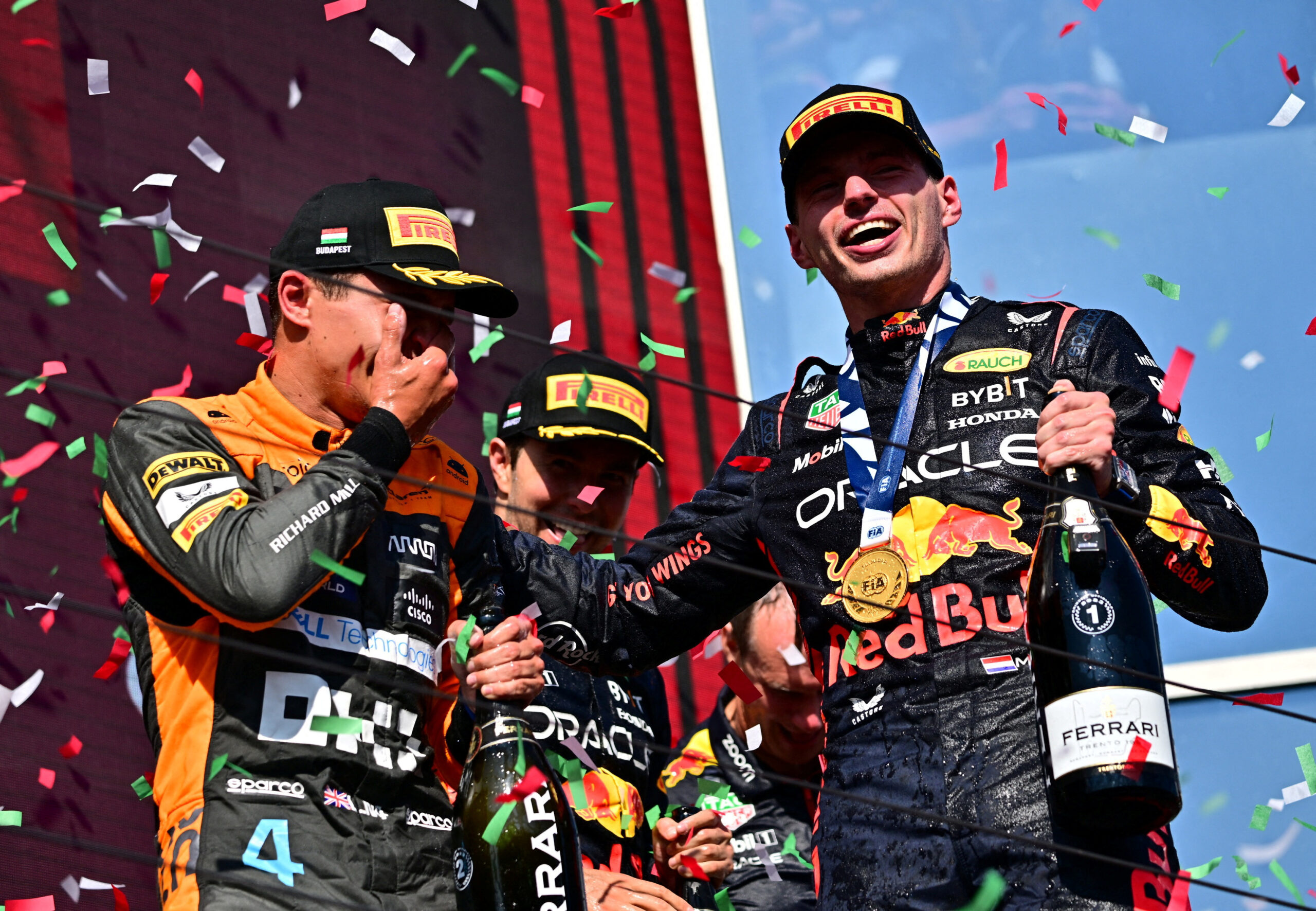 Verstappen wins in Hungary as Red Bull makes F1 history