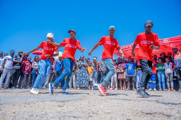 The youth showcasing trending dance moves