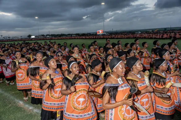 Lutsango during the Buganu Festival held over the weekend at the Hlane Royal Residence