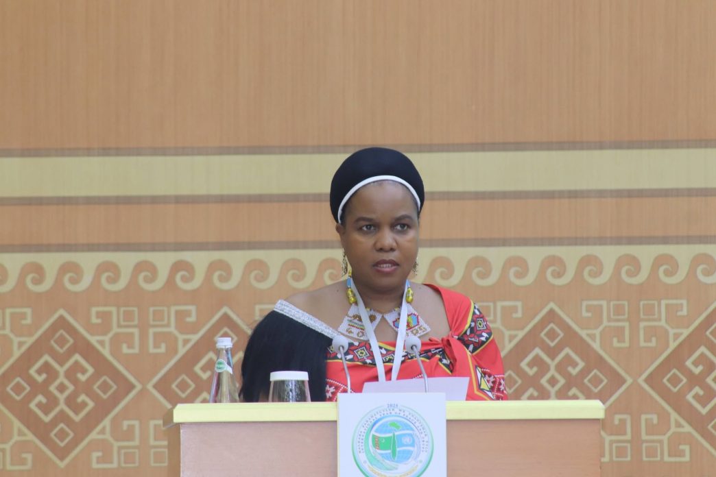 Minister of Home Affairs HRH Princess Lindiwe at the International Conference on the Role of Women in Modern Society in Awaza, Turkmenistan, December 15, 2025. | Photo: Eswatini Government